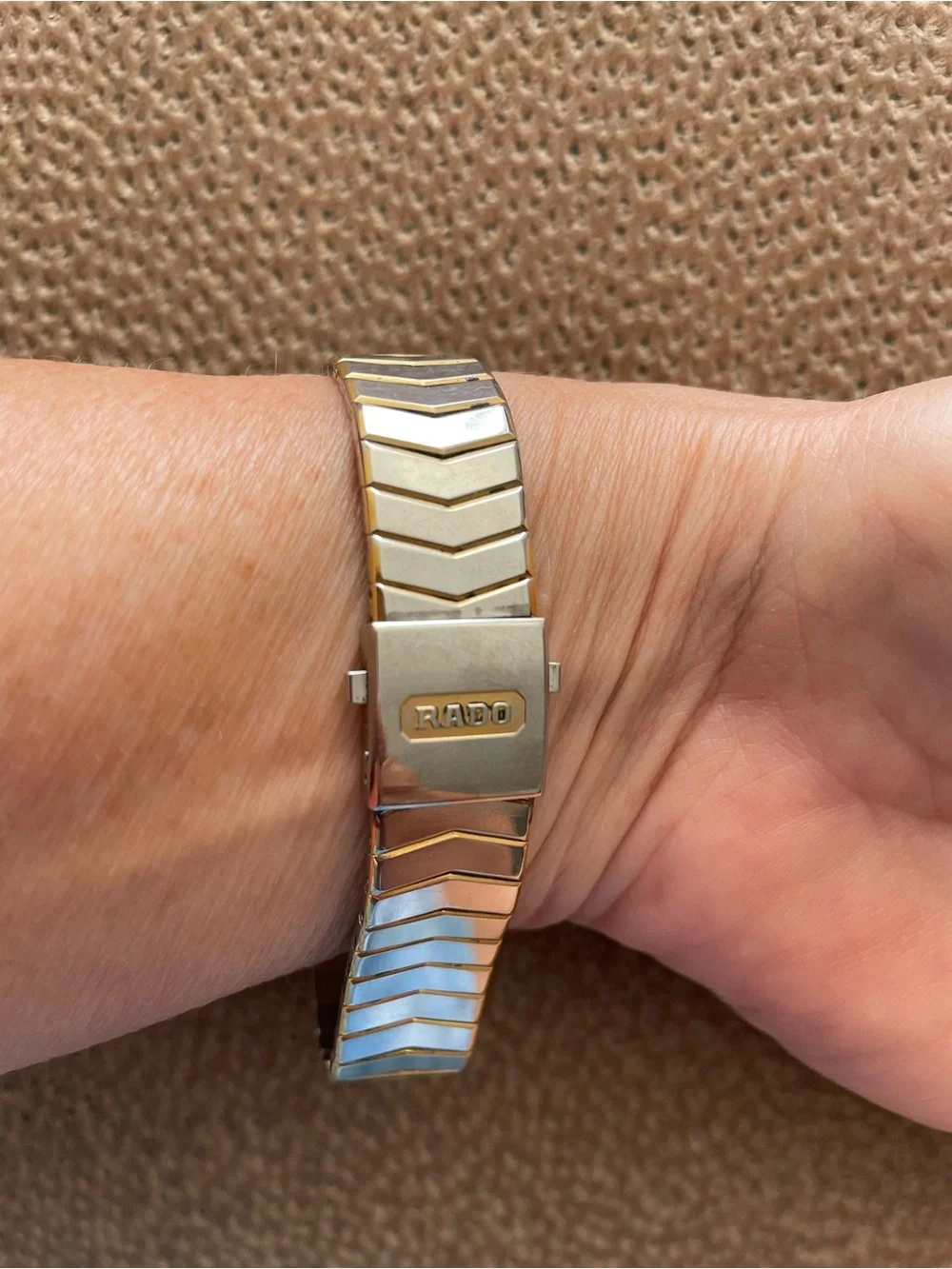 Rado Silver and Gold Two-Tone men’s Octagonal Dress Watch
